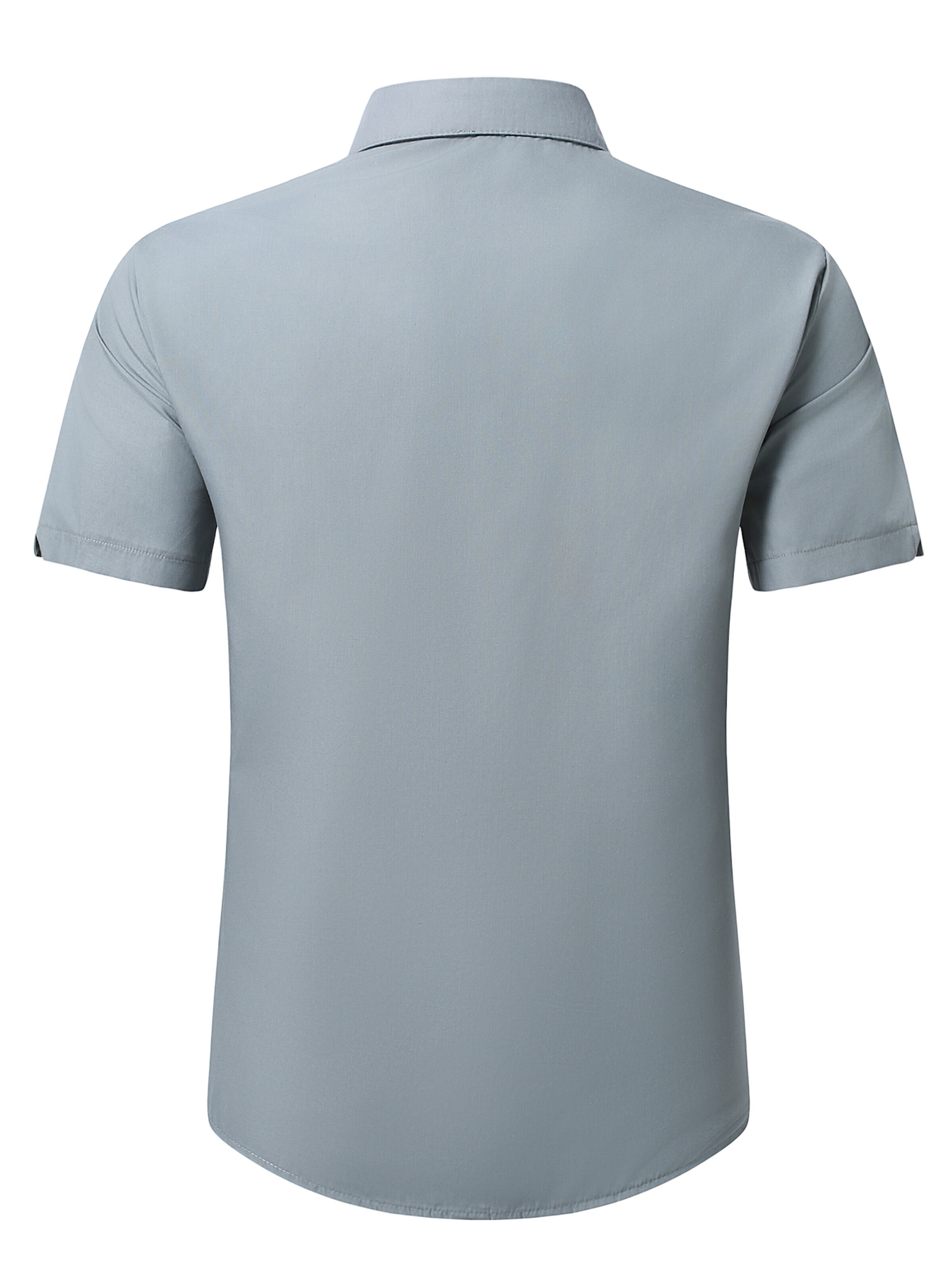 YOUTHUP Comfort fit Button Up Shirt 'Berchtesgaden' in Grey