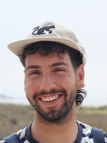 Cappello da baseball sportivo di Surf Monkey in beige