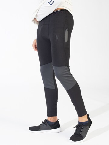 Skinny Pantalon de sport Spyder en noir