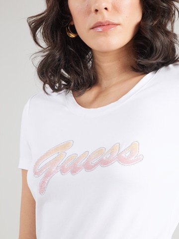 GUESS - Camiseta 'DEGRADE' en blanco