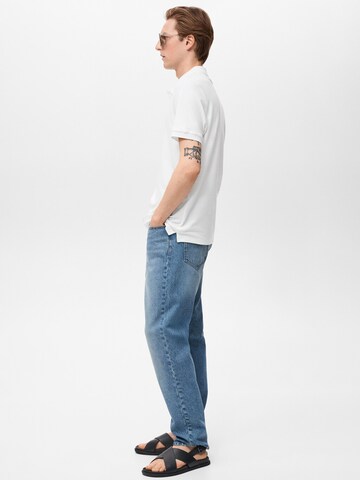 MANGO MAN T-shirt 'REA' i vit