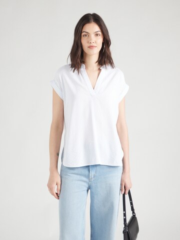 COMMA Bluse in Blau: Vorderseite