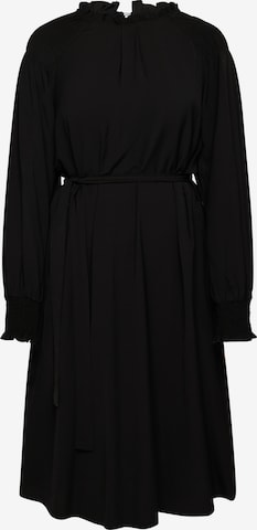 Robe Usha en noir : devant