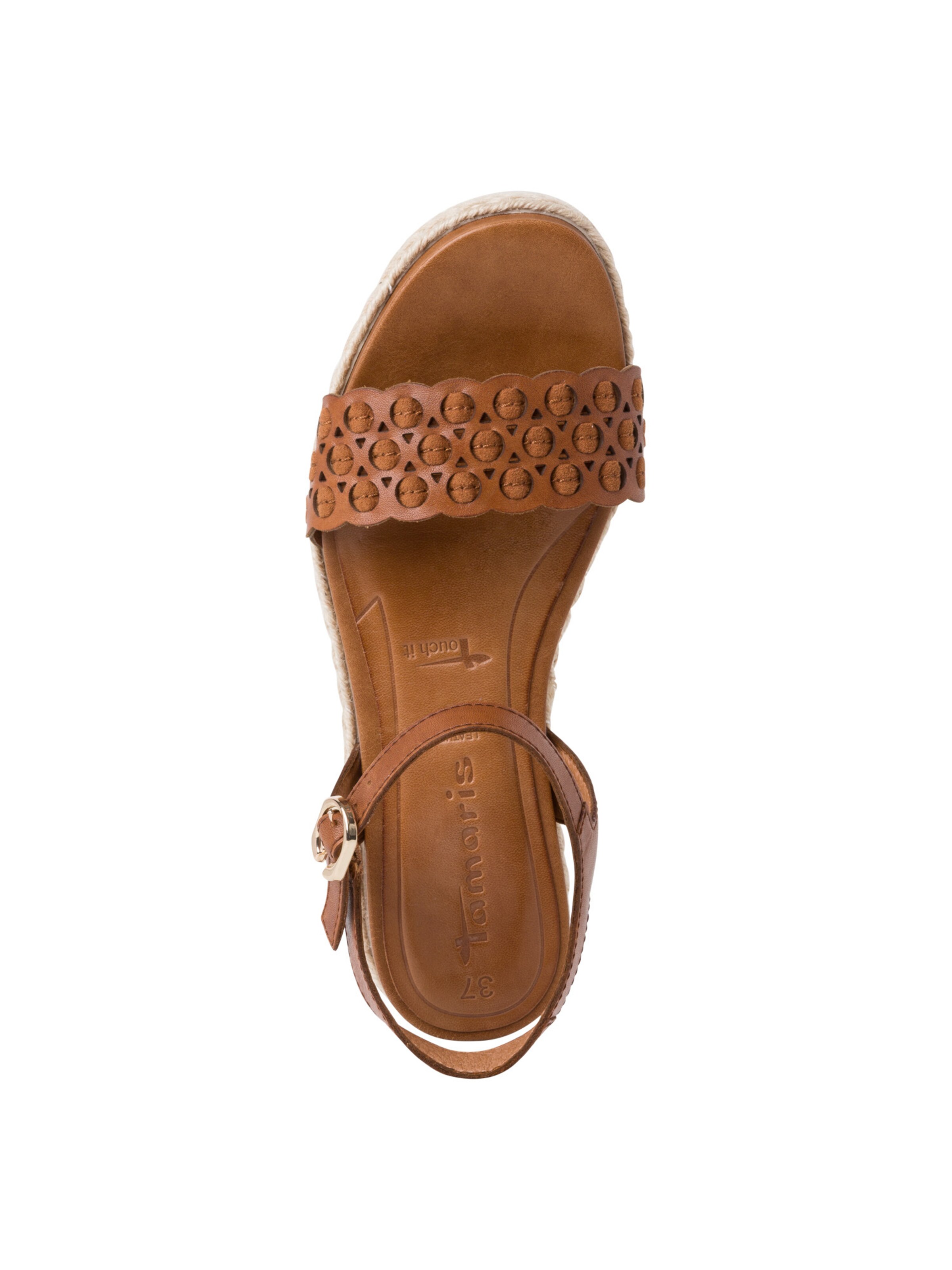 Frauen Sandalen TAMARIS Riemensandale in Braun - MK29913 Frauen Sandalen TAMARIS Riemensandale in Braun - MK29913