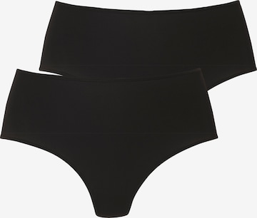LASCANA String in Black: front