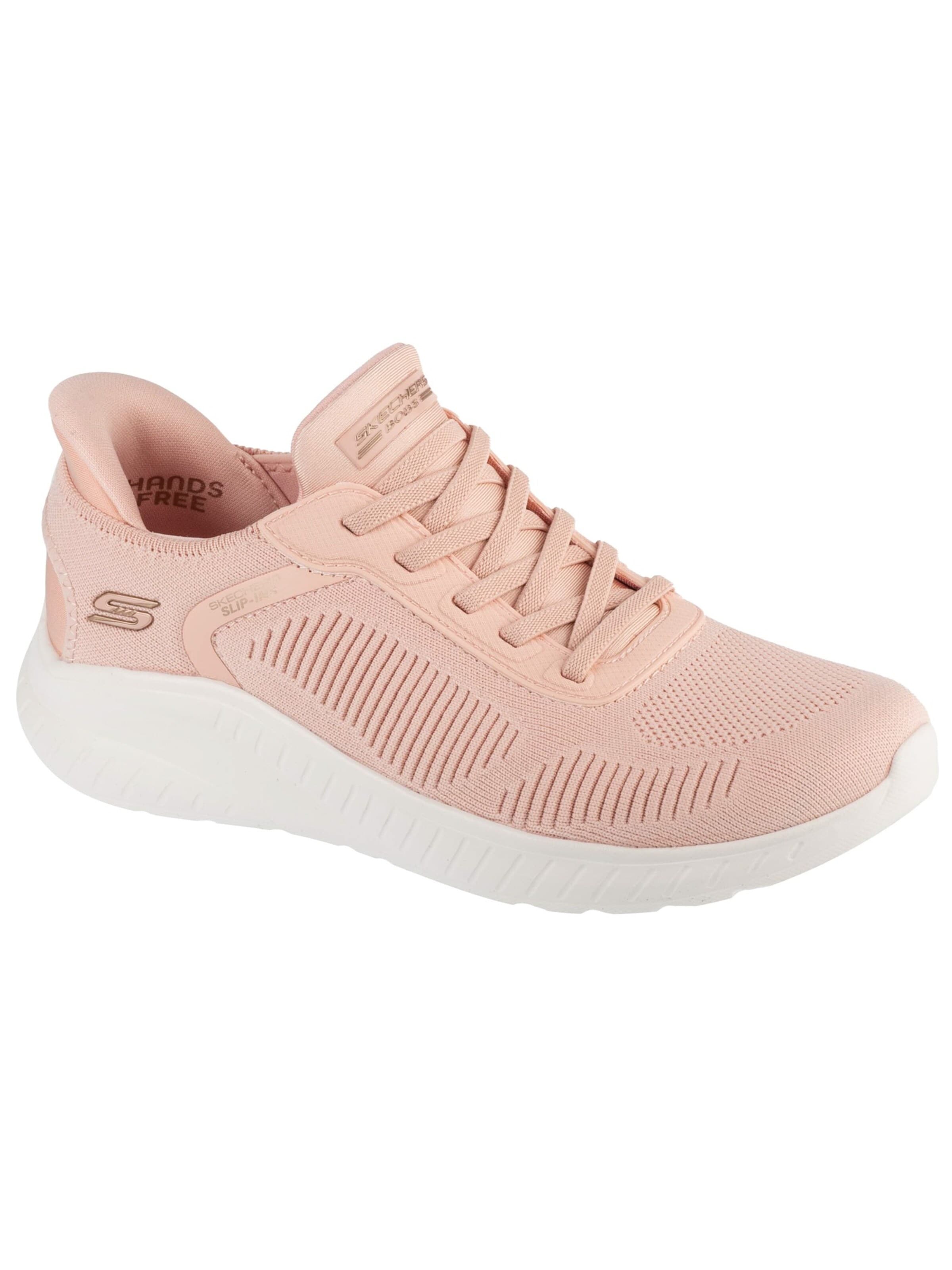 Baskets basses 'Slip-Ins: BOBS Sport Squad Chaos - Current Muse' SKECHERS en rose : devant