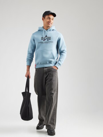 pelēks ALPHA INDUSTRIES Sportisks džemperis