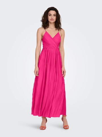 Robe 'ELEMA' ONLY en rose : devant