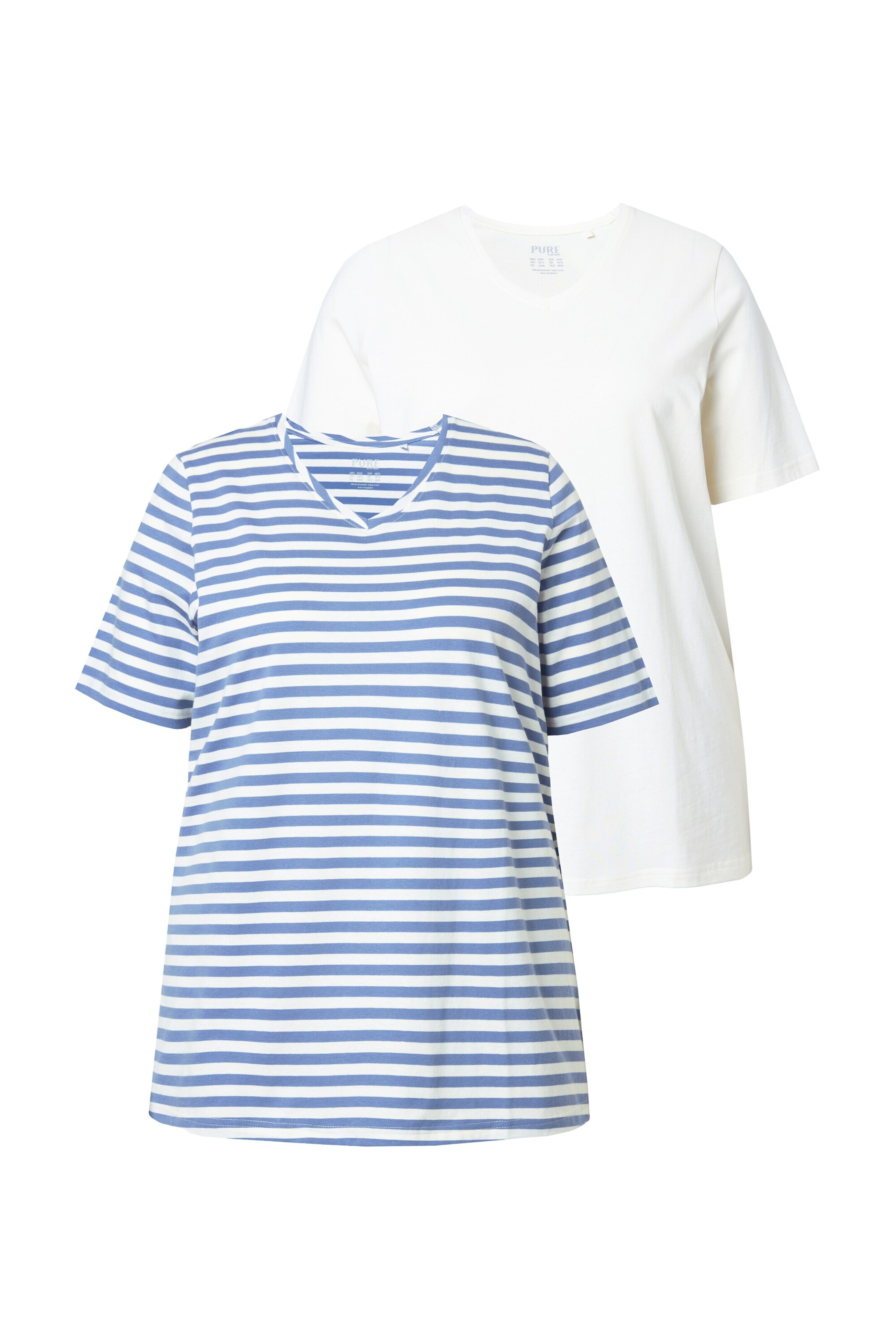 Ulla Popken Shirt in Blau: Vorderseite