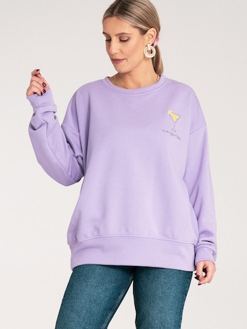 Figl Sweatshirt 'M1152' in Purple