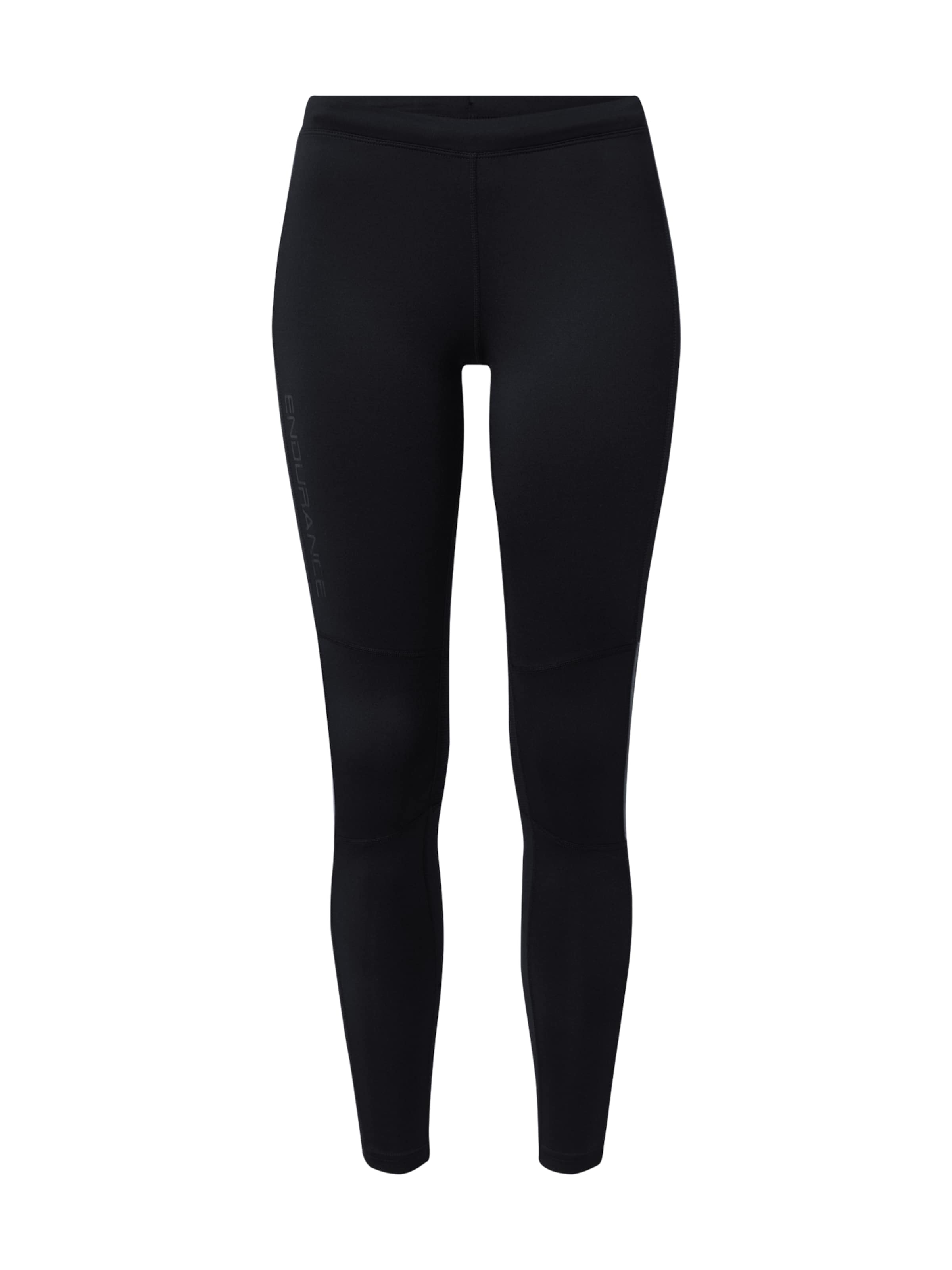 Skinny Pantalon de sport 'Mahana' ENDURANCE en noir : devant