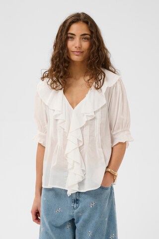 CULTURE Blouse 'Musso' in White: front