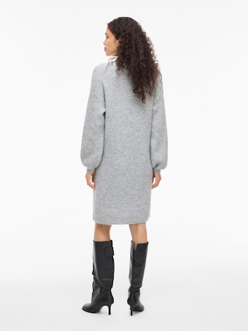 VILA Knit dress 'VIRetta' in Grey