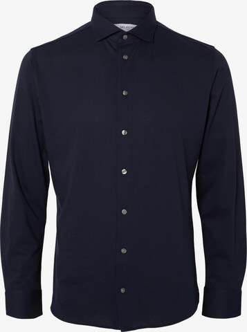 SELECTED HOMME Regular fit Button Up Shirt 'Bond' in Blue: front