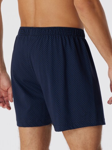 SCHIESSER Boxer shorts ' Cotton Casuals ' in Blue