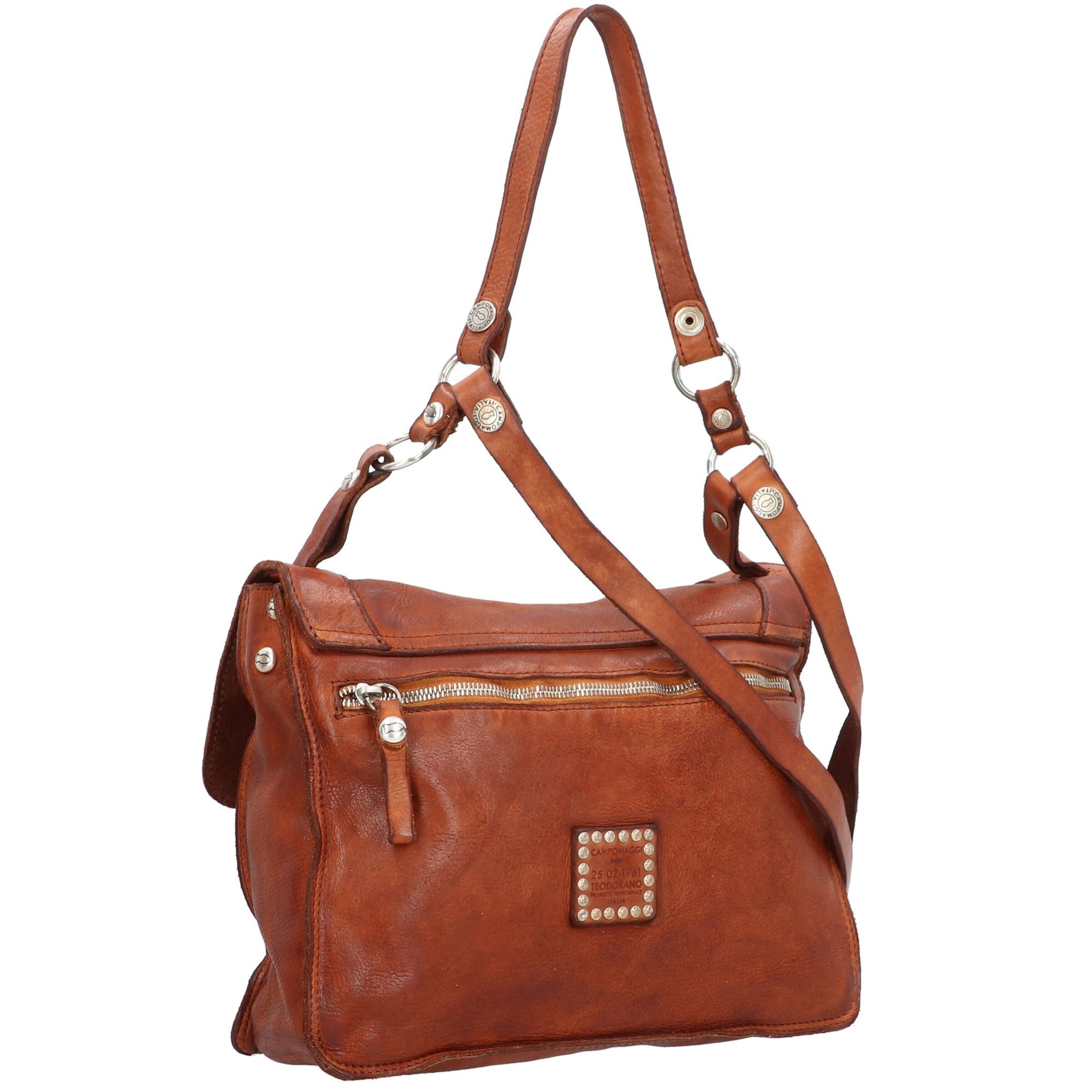 Campomaggi Schoudertas in Bruin