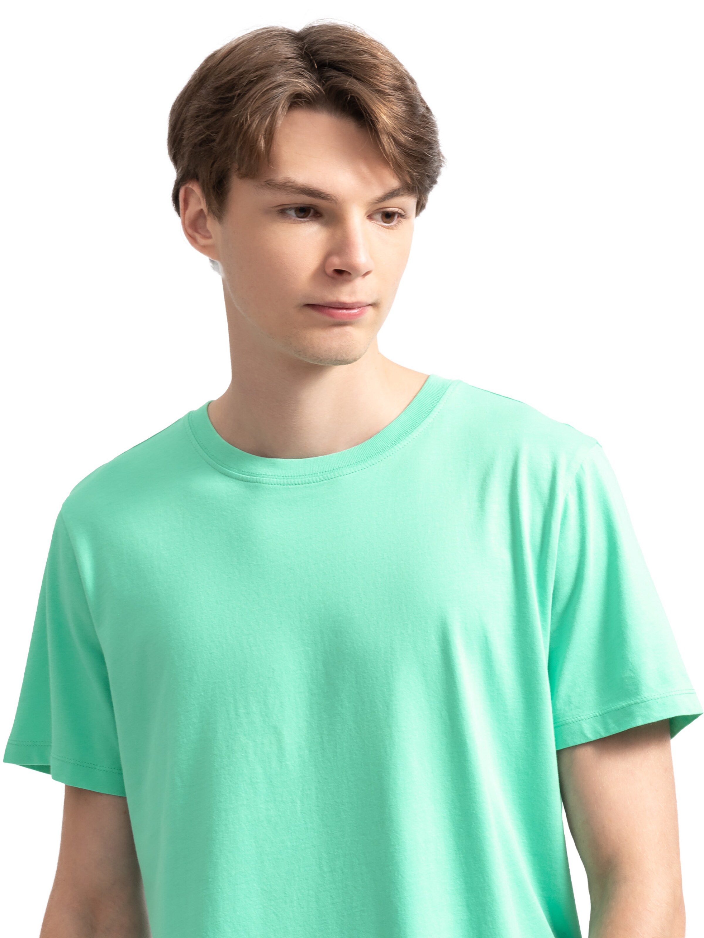 T-Shirt 'Asphalt' Kaft en vert