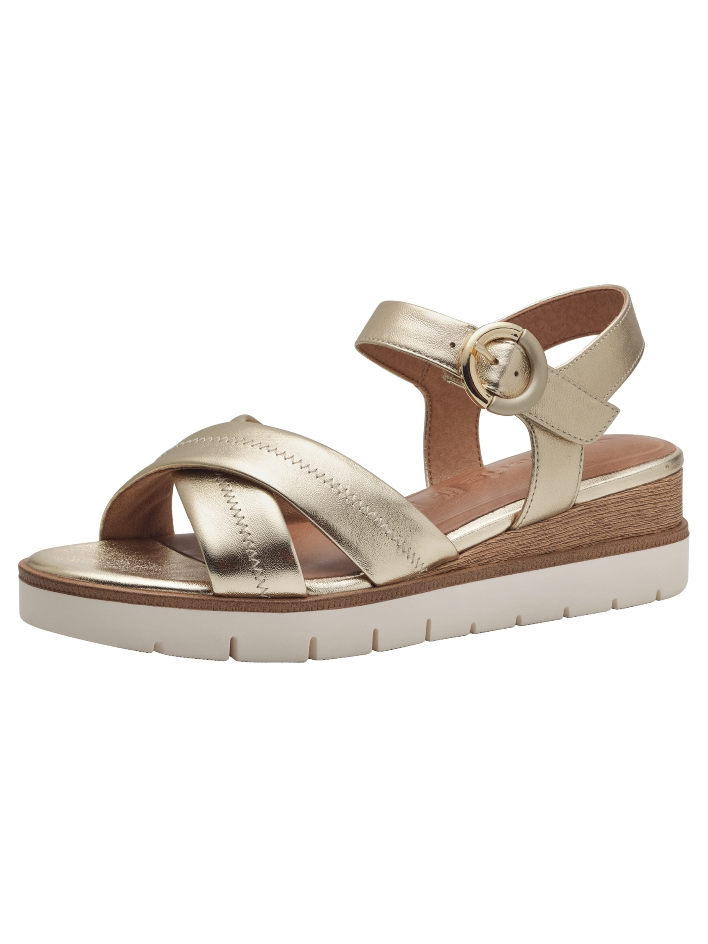 Tamaris Sandal in Gold: front