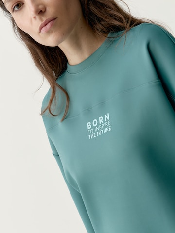 Born Sweatshirt 'Lionel' in Groen