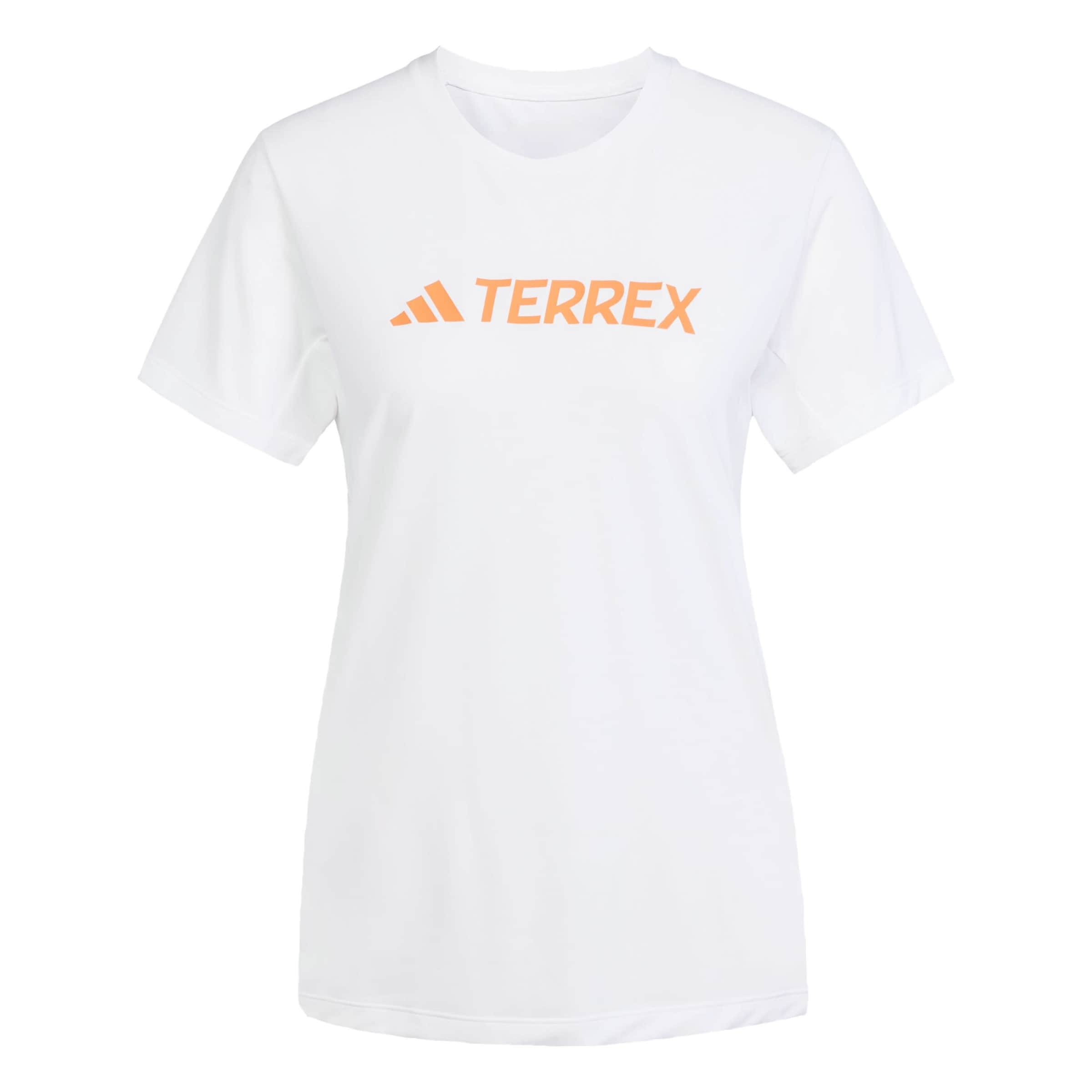 Tricou funcțional 'Multi Climacool Logo Tech' de la ADIDAS TERREX pe alb: față
