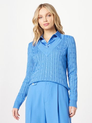Lauren Ralph Lauren Sweter 'MEREN' w kolorze niebieski: przód