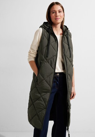 CECIL Vest in Green: front