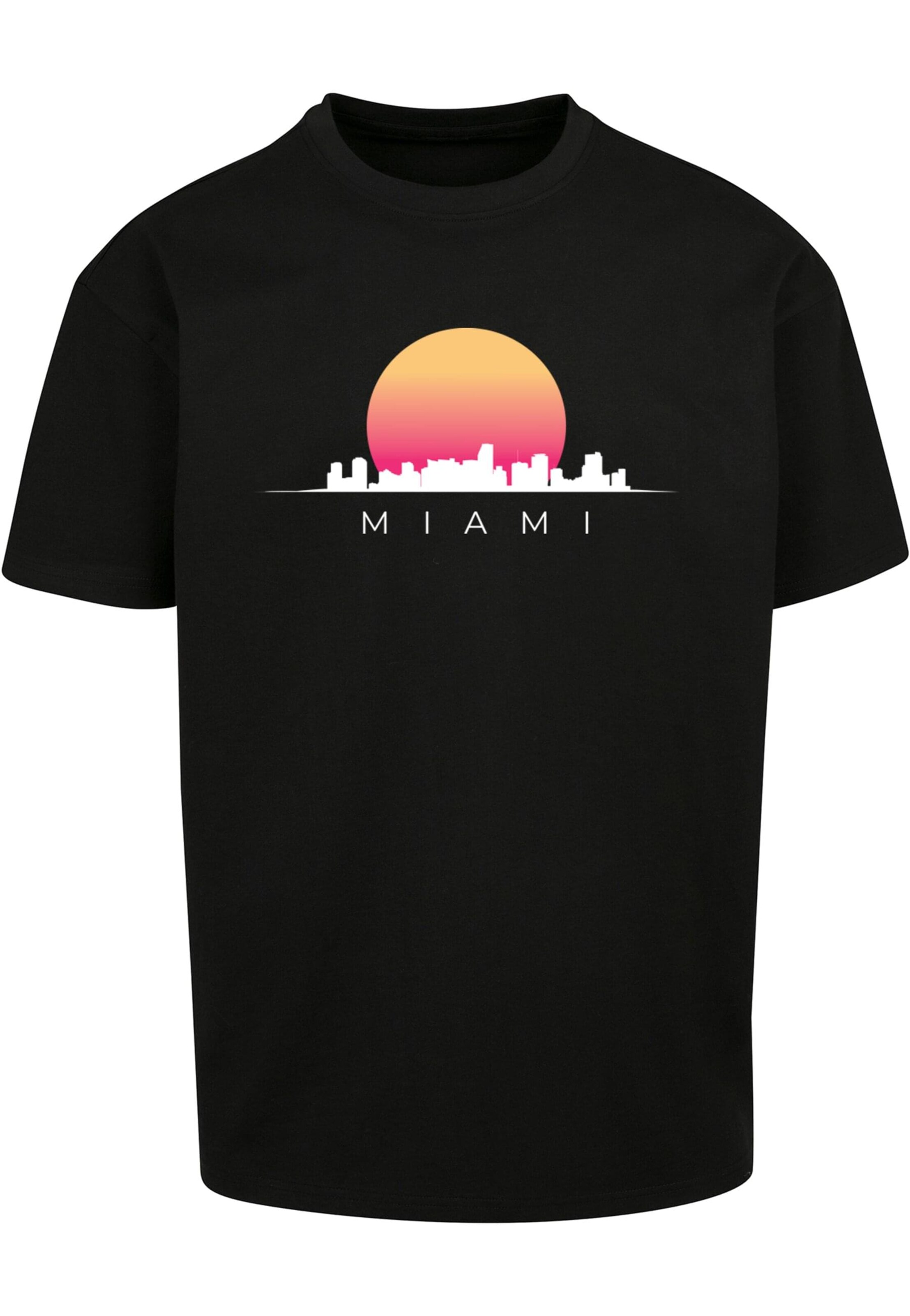 T-Shirt 'Miami X' Merchcode en noir : devant