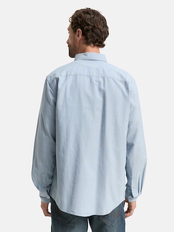 TOM TAILOR Regular fit Overhemd in Blauw