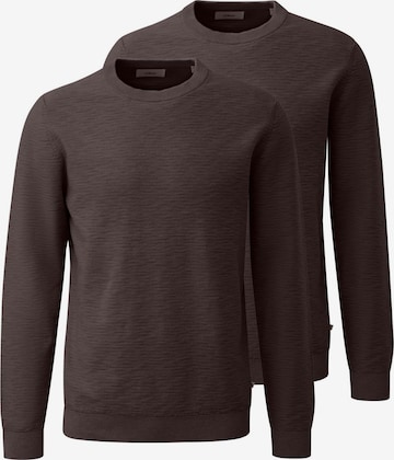 s.Oliver Sweatshirt 'Basic' in Brown: front