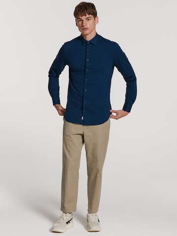 Shiwi Slim Fit Hemd 'Pablo' in Blau