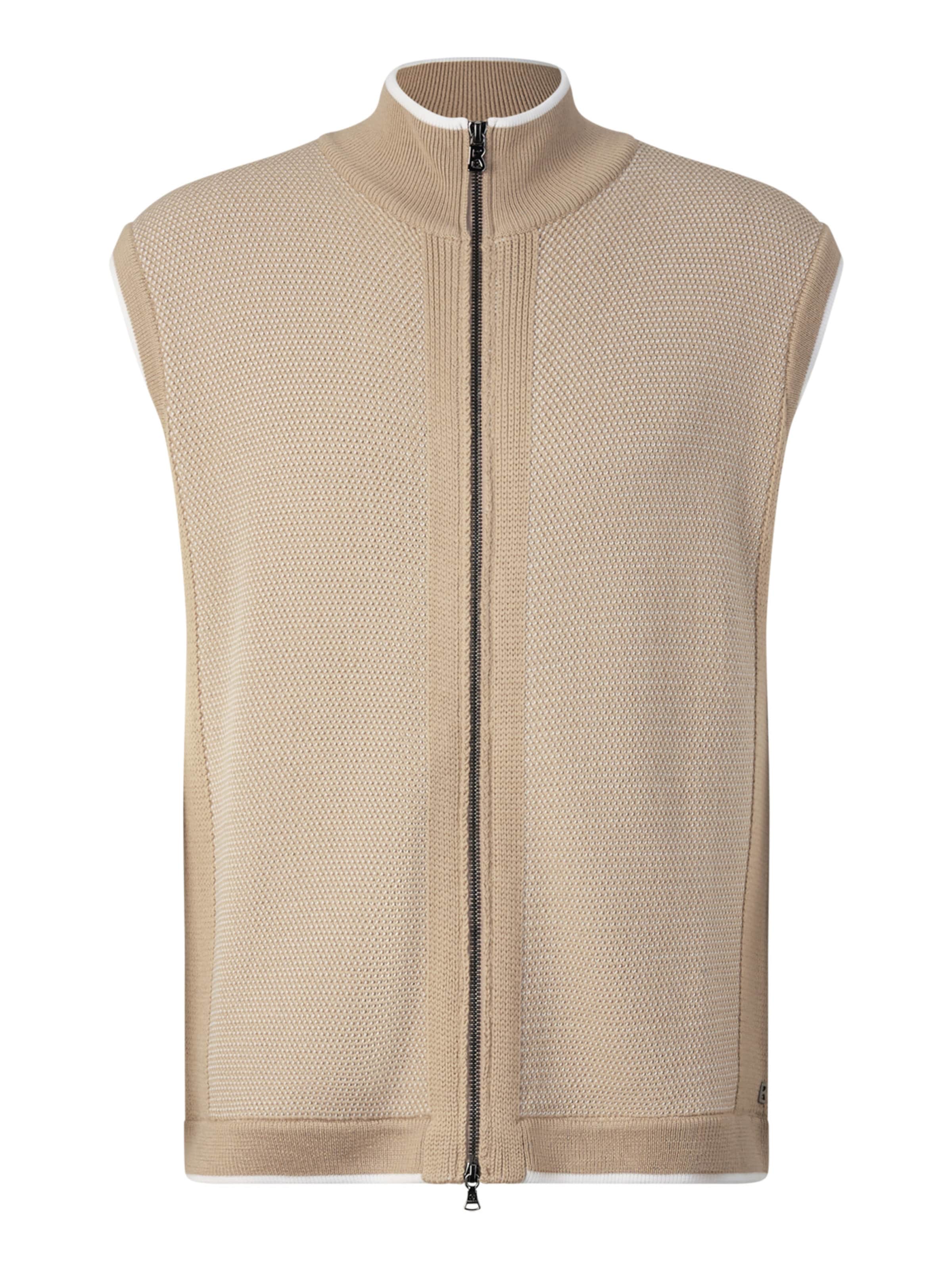 BOGNER Vest 'Enzo' in Beige: front