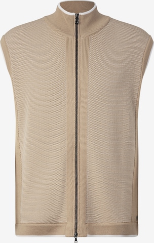 BOGNER Strickweste 'Enzo' in Beige: Vorderseite