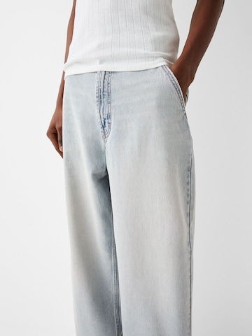 Bershka Wide leg Jeans in Blue
