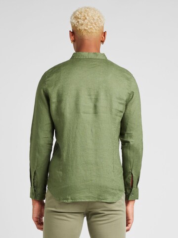 Coupe regular Chemise 'LUIS' Key Largo en vert