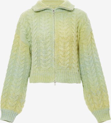 Cardigan MYMO en vert : devant