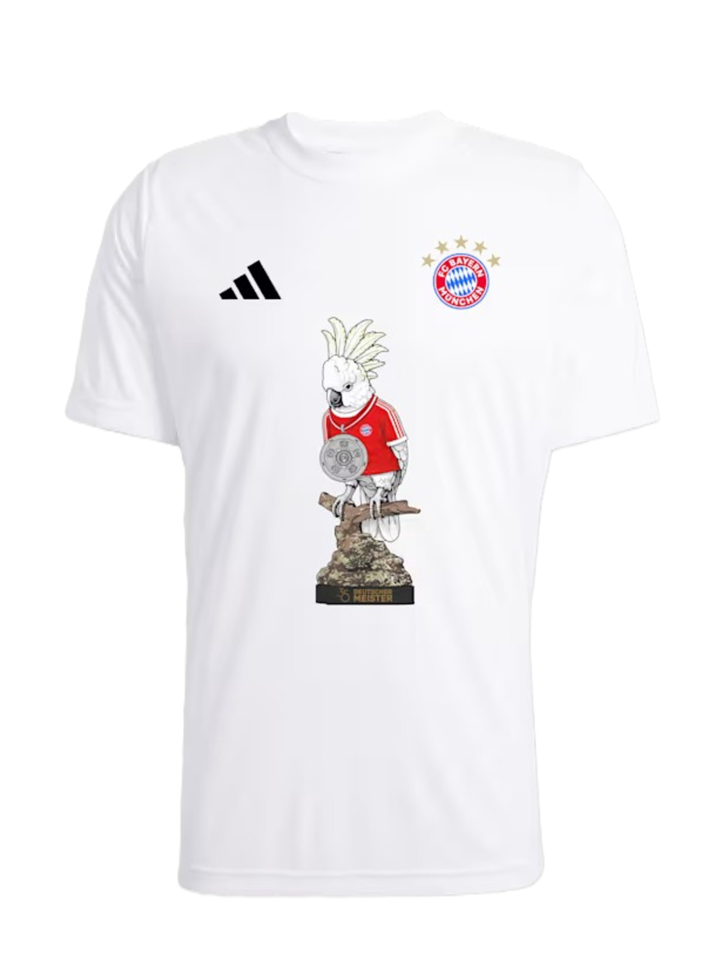 ADIDAS PERFORMANCE Shirt in White: front