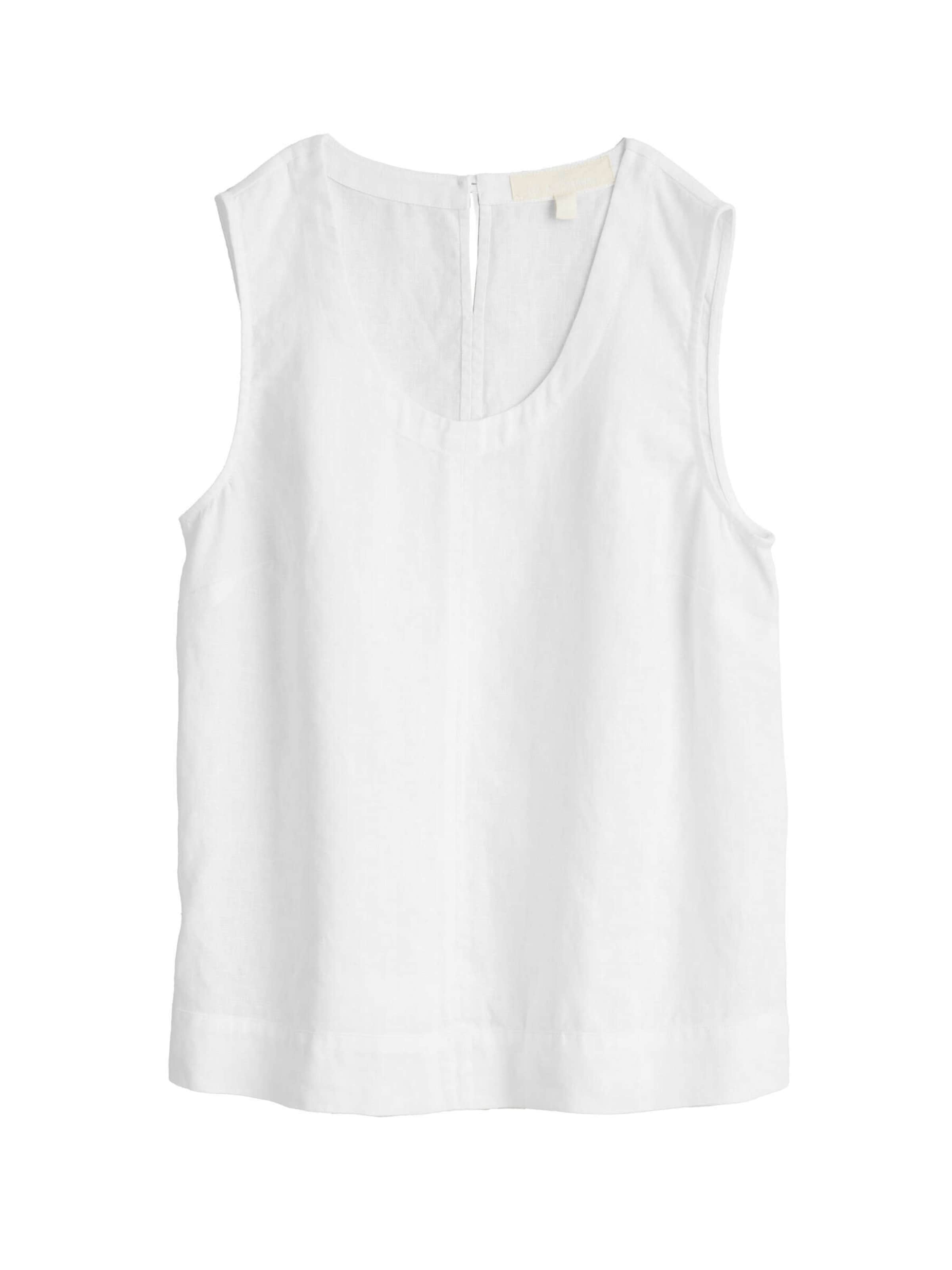 Seasalt Cornwall Top 'Lighthouse Station' – bílá: přední strana