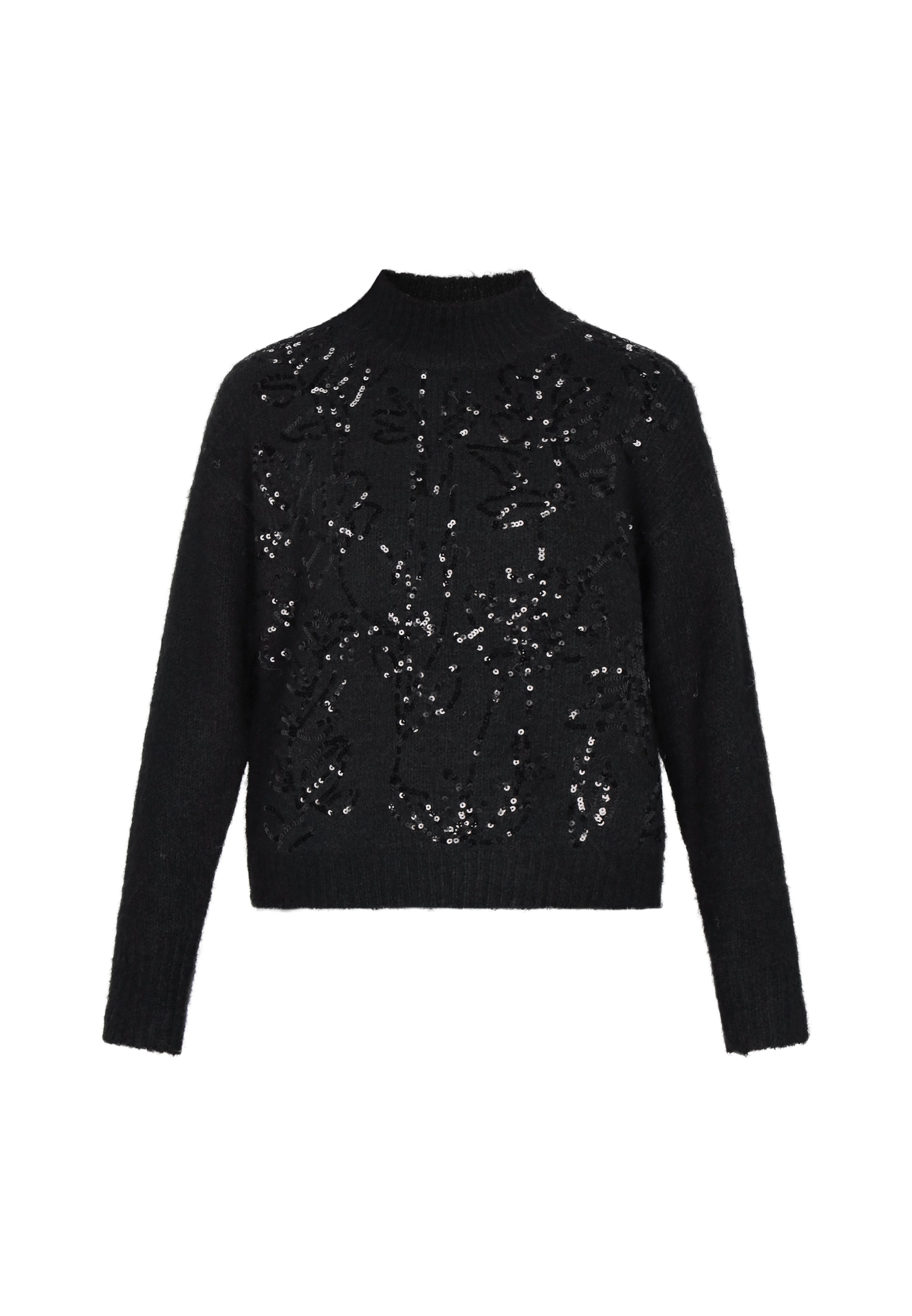 usha BLACK LABEL Sweater in Black: front