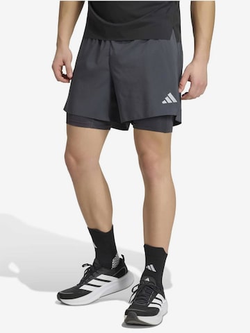 juoda ADIDAS PERFORMANCE Standartinis Sportinės kelnės 'Ess': priekis