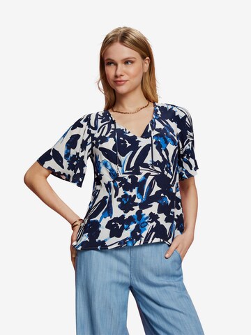 ESPRIT Blouse in Blauw: voorkant