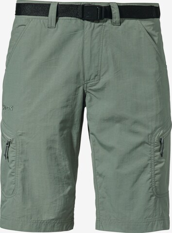 Schöffel - Loosefit Pantalón de montaña 'Silvaplana' en verde: frente