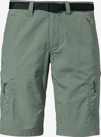 Schöffel Loosefit Outdoorshorts 'Silvaplana' in Grün: predná strana