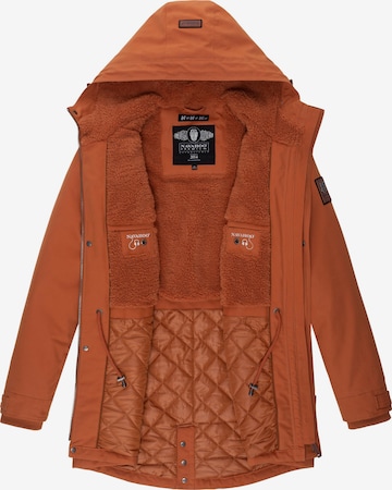 NAVAHOO - Parka de inverno 'Manaka' em castanho