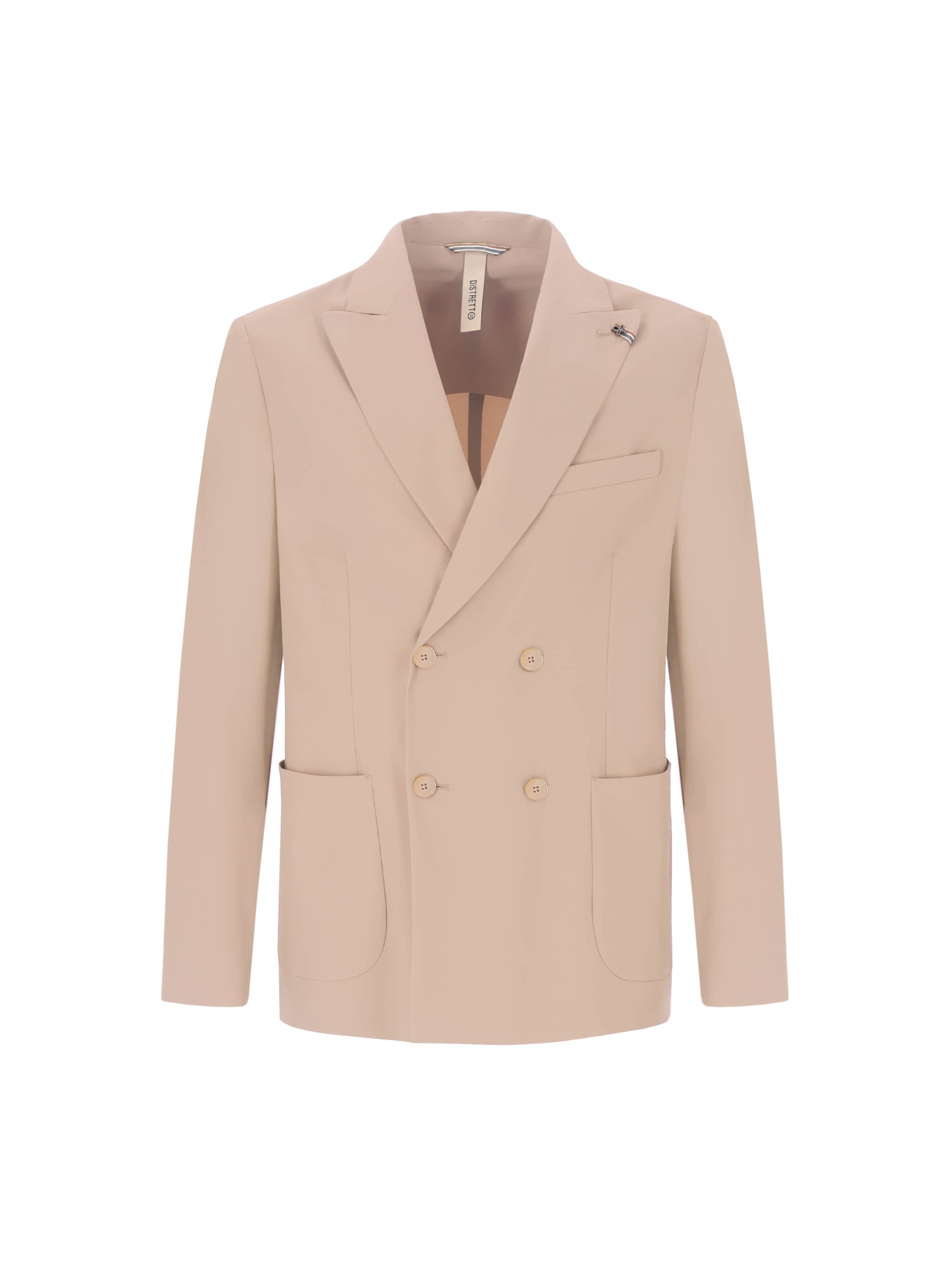 Distretto12 Suit Jacket in Beige: front