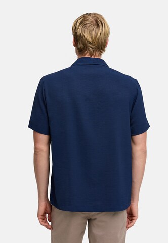 Kronstadt Regular fit Overhemd 'Fawn' in Blauw