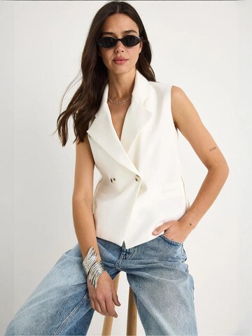 Bianco Lucci Bodywarmer 'Westen' in Wit