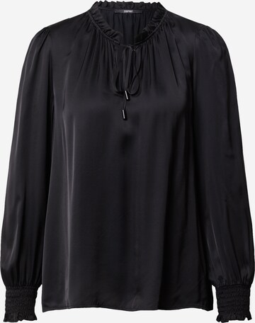 Camicia da donna di ESPRIT in nero: frontale