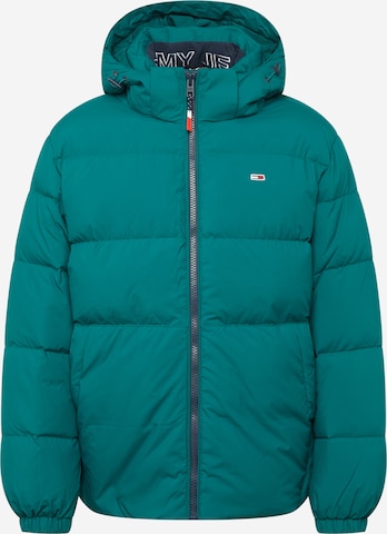 Tommy Jeans Winter Jacket in Green: front