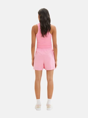 TOM TAILOR DENIM Loosefit Shorts in Pink