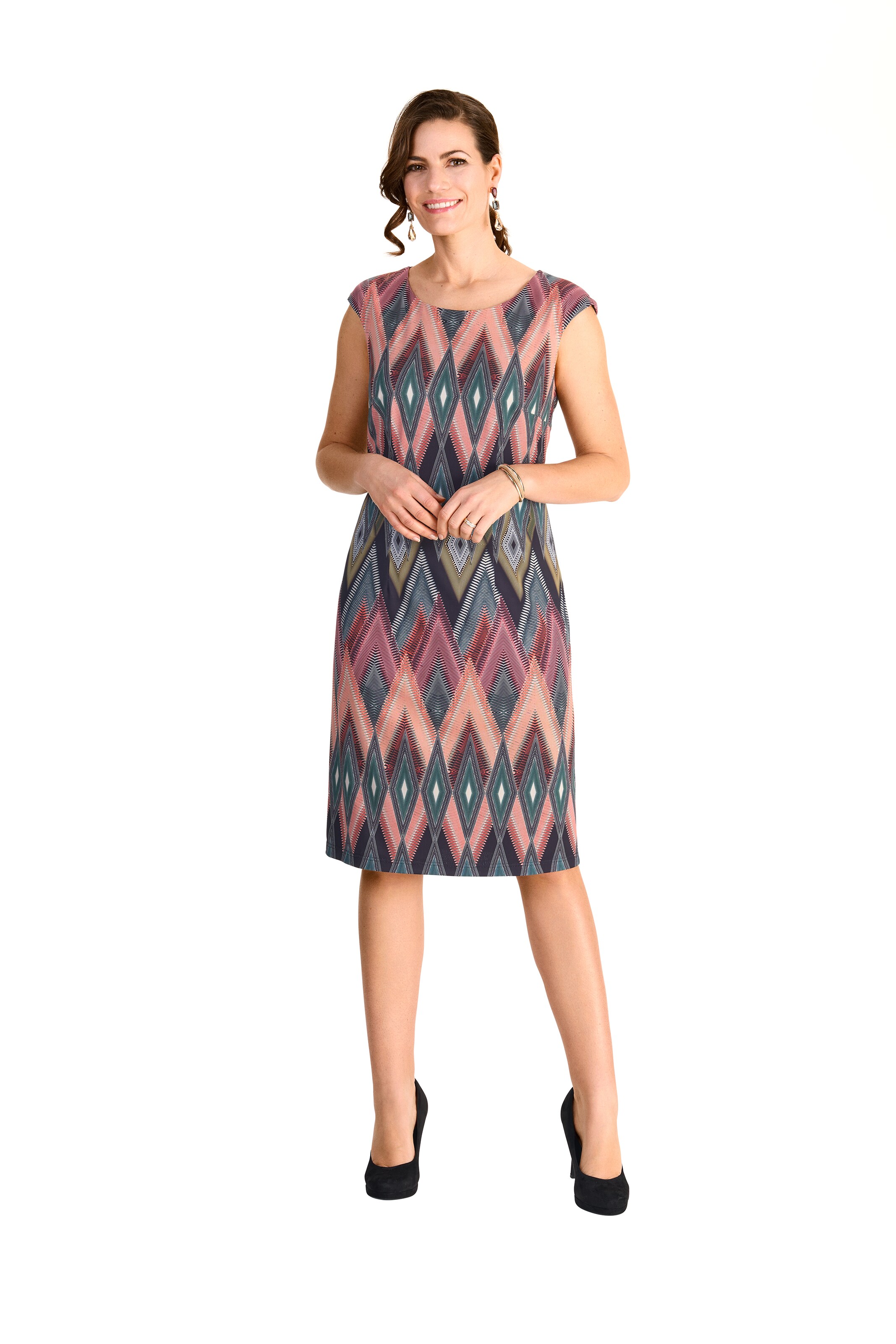 HERMANN LANGE Collection Kleid in Mischfarben: Vorderseite